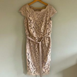 Tadashi Shoji Greta Embroidered Lace Dress